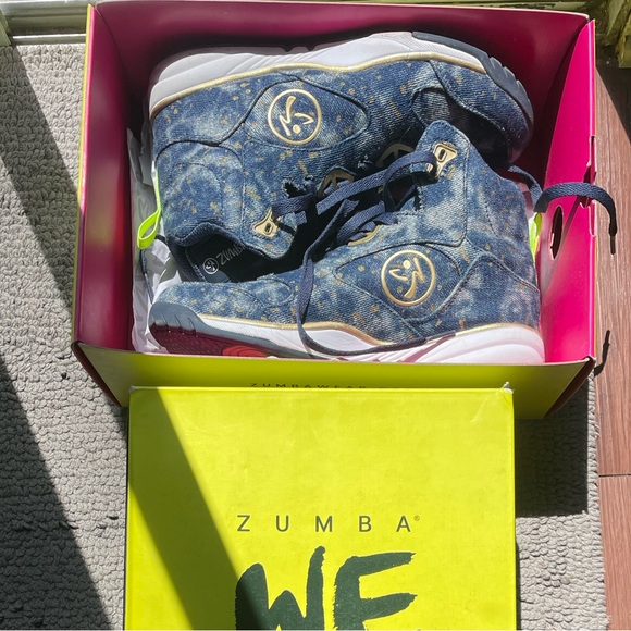 Denim Zumba Sneakers! - Picture 3 of 7